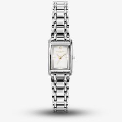 Olivia Burton Mini Grove Silver Rectangle Watch 24000281