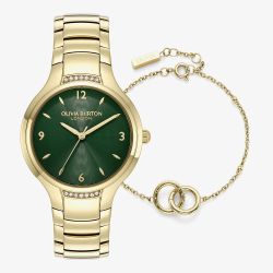 Olivia Burton Ladies Lea Watch & Circles Bracelet Gift Set 24070022