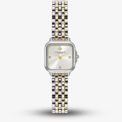 Olivia Burton Ladies Mini Grosvenor Two Colour Bracelet Watch 24000365