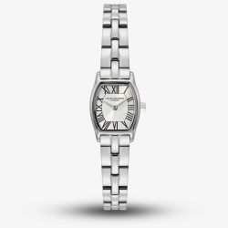 Olivia Burton Ladies Cambridge Silver Dial Stainless Steel Bracelet Watch 24000389