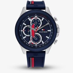 Tommy Hilfiger Mens Clark Navy Chronograph Watch 1792083