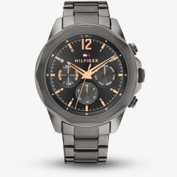 Tommy Hilfiger Mens Lars Gunmetal Watch 1792061