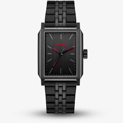 HUGO Mens #Steeze Rectangle Black Dial Bracelet Watch 1530483