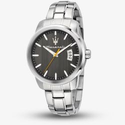 Maserati Mens Successo Grey Dial Watch MSR8853121012