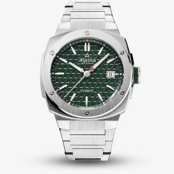 Alpina Mens Alpiner Extreme Automatic Green Dial Bracelet Watch AL-525GR3AE6B
