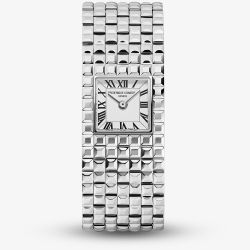 Frederique Constant Ladies Manchette Silver Tone White Dial Watch FC-200WR1MC6B