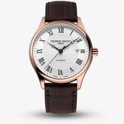 Frederique Constant Mens Classic Rose Gold Plated Watch FC-303MC5B4