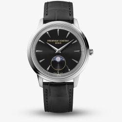 Frederique Constant Moneta Moonphase Black Watch FC-206B3S6