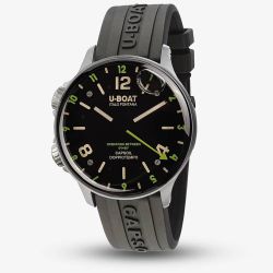 U-BOAT Mens Capsoil Green Hour Markers Watch 8838