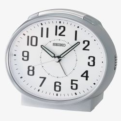Seiko Clocks Silver Bell Alarm Clock QHK059S