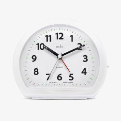 Acctim Colm White Alarm Clock 16532