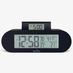 Acctim Kian Matt Black Multi-Function Digital Alarm Clock 16103