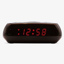 Acctim Miramar Black USB Digital Alarm Clock 16413