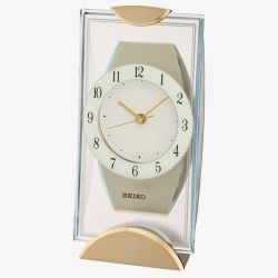 Seiko Clocks Gold Mantel Clock QXG146G