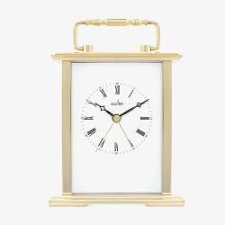 Acctim Gainsborough Gold Tone White Dial Clock 36518