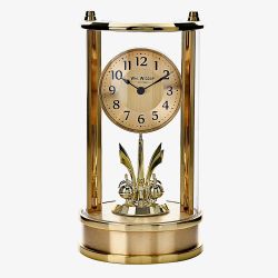 WM Widdop Gold Mantel Clock W2008G