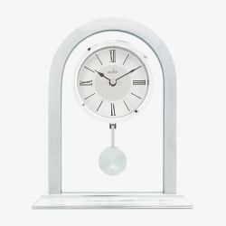 Acctim Colney Silver Tone Table Clock 36937