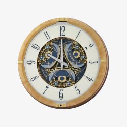 Seiko Gold Melody In Motion Wall Clock QXM387G