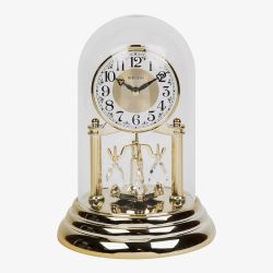 Rhythm Gold Tone Anniversary Mantel Clock CRG120NR18