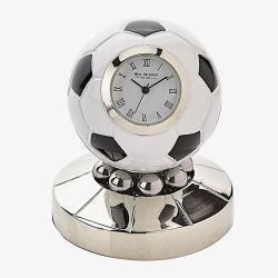 WM Widdop Miniature Rotating Football Clock 9878