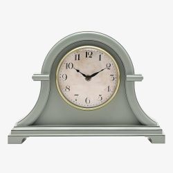 Hometime Arched Sage Green Mantel Clock W3025