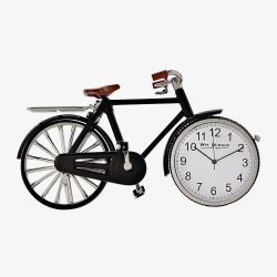 WM Widdop Miniature Pedal Bike Mantel Clock 9604