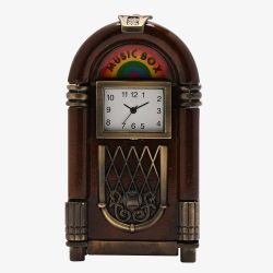 WM Widdop Miniature Juke Box Clock 9730