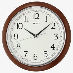 Seiko Clocks Timeless Wooden Wall Clock QXA813B