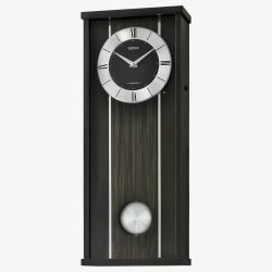 Seiko Clocks Traditional Pendulum Black Musical Wall Clock QXM396K