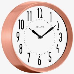 Bulova Cleaver 8" Wall Clock C4828