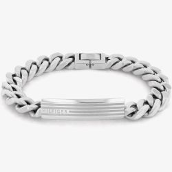 Tommy Hilfiger Mens Stainless Steel ID Bracelet 2790345