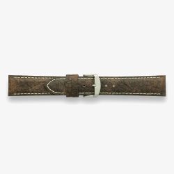 Darlena Goodwood Brown Woodland Calf Leather Watch Strap LS1305 BRN SS