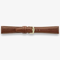 Darlena Grantham Brown Leather Gold Buckle Watch Strap 1304