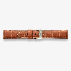 Darlena Cambridge Tan Silver Buckle Leather Watch Strap LS1395 TAN SS