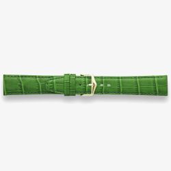 Darlena Lulworth Green Leather Gold Buckle Watch Strap 1209