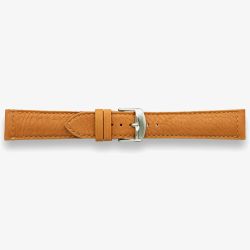 Darlena Woking Tan Leather Silver Buckle Watch Strap 1371