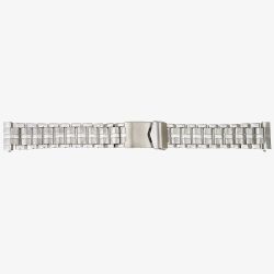 Darlena Silver Stainless Steel Centre Clasp Bracelet Watch Strap WB30101