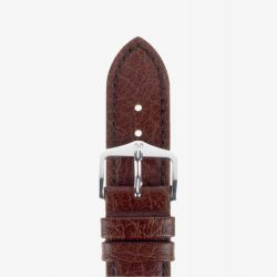 HIRSCH Highland Long Brown Leather Watch Strap 04302010-2