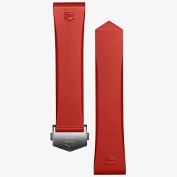 TAG Heuer Connected 42mm Calibre E4 Red Rubber Watch Strap BT6271