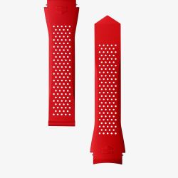 TAG Heuer Mens Connected Calibre E5 45mm Red Rubber Watch Strap FT6283