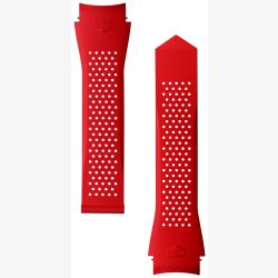 TAG Heuer Mens Connected Calibre E5 40mm Red Rubber Watch Strap BT0021