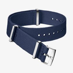 OMEGA Polyester Blue Nato Watch Strap 031CWZ011616