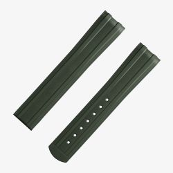 OMEGA 42mm Seamaster Diver 300M Green Rubber Watch Strap O032Z017213