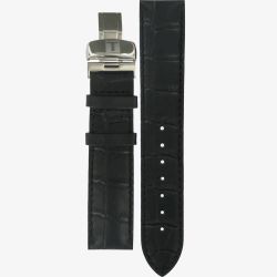 Tissot Le Locle 19mm Black Alligator Leather Watch Strap T600013405