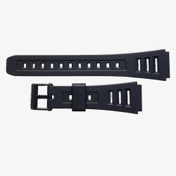 Casio Black Plastic Watch Strap 71603087