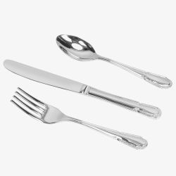 Celebrations Silver Plated 3 Piece Child Cutlery Set Gift 8003