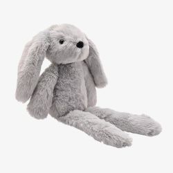 Softies Theo Long Legged Grey Bunny Soft Toy Gift SOF104