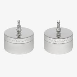 Peter Rabbit Silver Plated First Tooth And Curl Trinket Box A32329