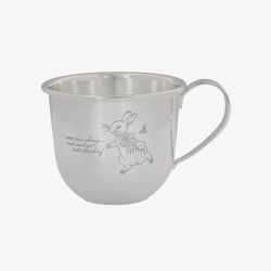 Peter Rabbit Silver Plated Baby Mug A32331