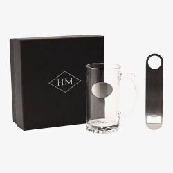 Harvey Makin Engravable Tankard And Bottle Opener Gift Set HM2743